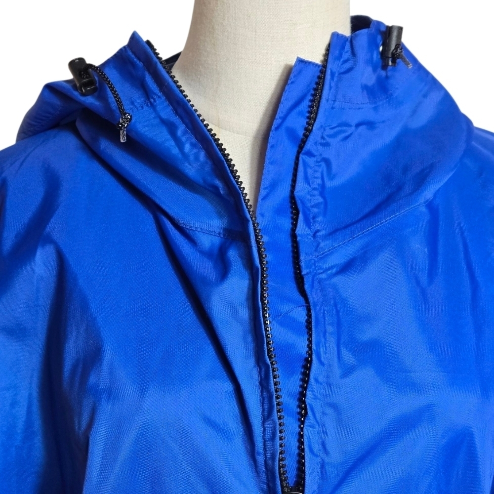 L.L. Bean Outdoors Royal Blue Fishermancore Rain Jacket - Picture 2 of 9